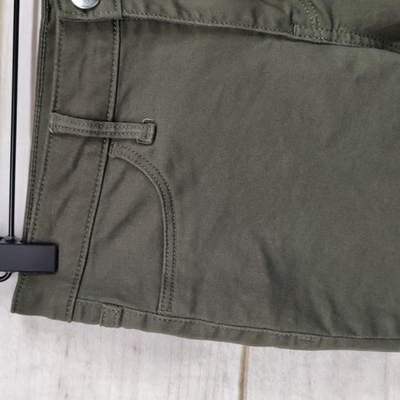 H&M Dark Army Green Skinny Jeggings Size 26 - Picture 3 of 11